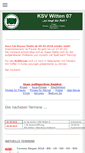 Mobile Screenshot of ksv-witten.de